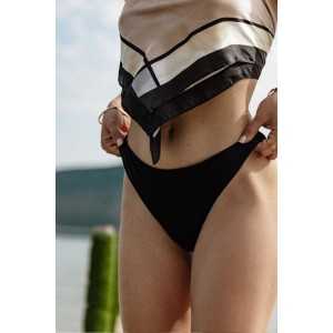 Slip Μπικίνι Ribbed Μαύρο ZIZO - 1