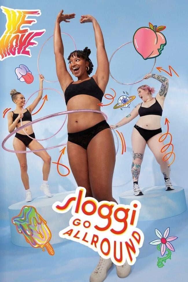 Sloggi γυναικείο εσώρουχο Go Allround lace mini μπορντό Sloggi - 4