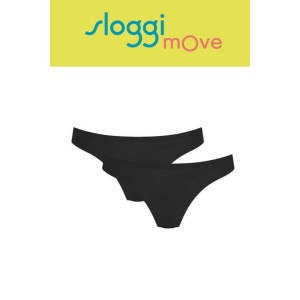 Sloggi pack move thong black Sloggi - 1