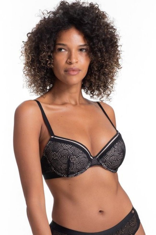 Dorina Σουτιέν Μαλακό Με Μπανέλα Black Printed Dorina - 3
