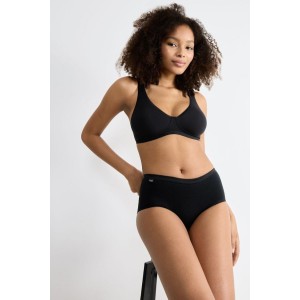 Cotton Sloggi Basic Midi Black