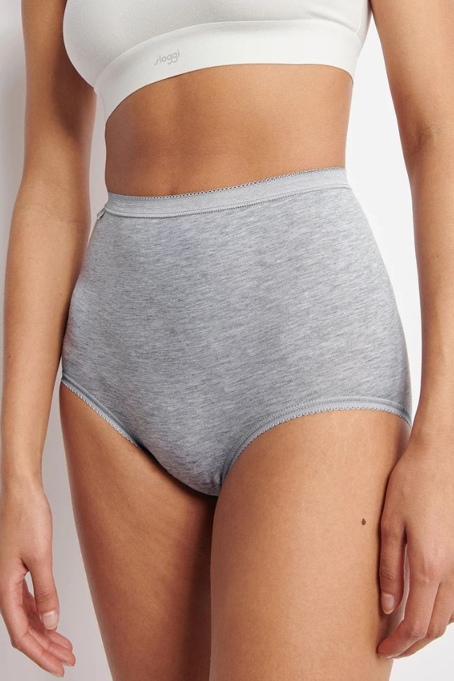 Βαμβακερό Sloggi Basic Maxi Γκρι 1
