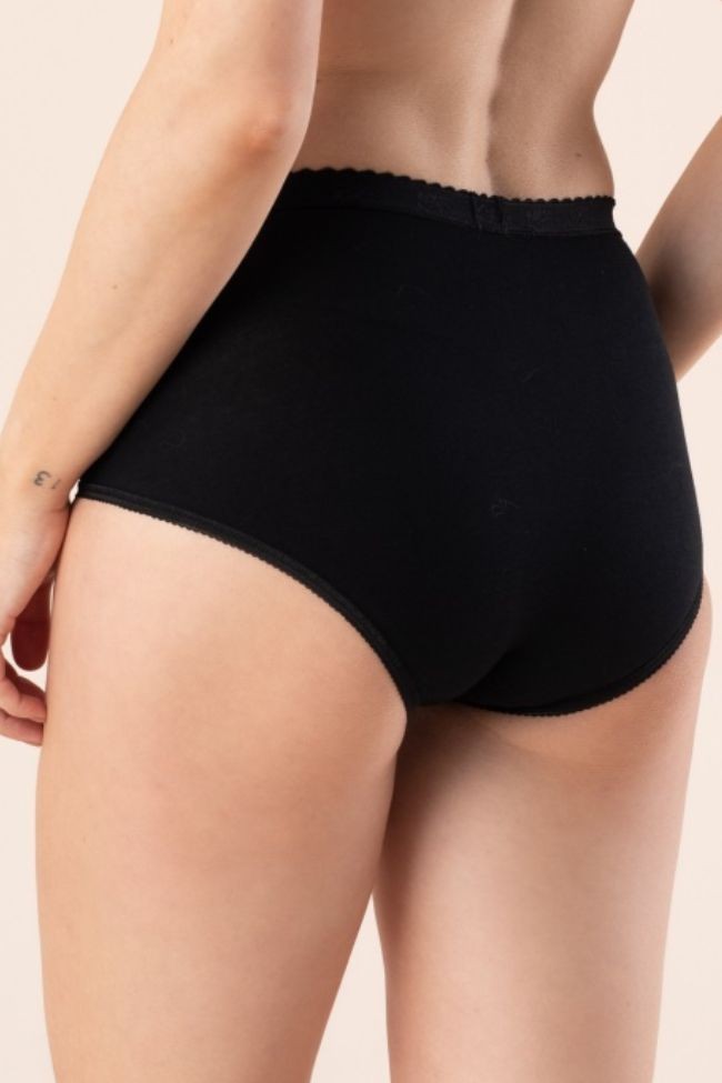 Βαμβακερό Sloggi Chic Midi Μαύρο 2