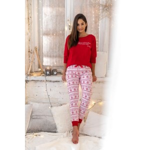 Sensis Tell Me Christmas Pyjamas Set Red