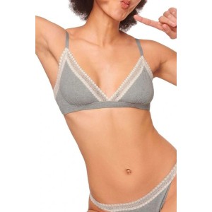 Sloggi Organic Ribbed Top grey