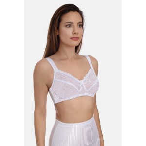 Savarie Soft Bra Wired White