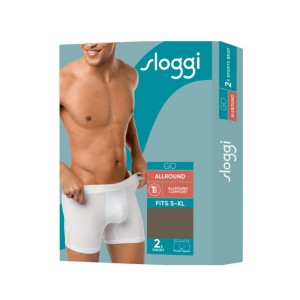 Sloggi  Boxer 2 Pack Go Allround Short Khaki