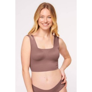 Sloggi invisible zero feel flow top brown