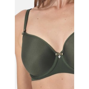 Sassa Soft Bra Wired deep green