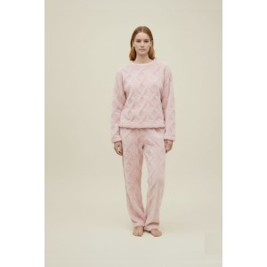 Soft Fleece Pyjamas Elegant P. Rose