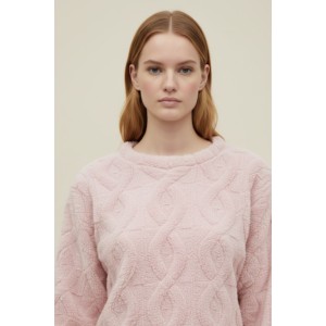 Soft Fleece Pyjamas Elegant P. Rose