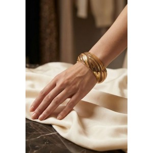 Sculptural Matte Bracelet