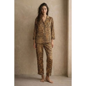 Calliste Satin Pyjamas Set